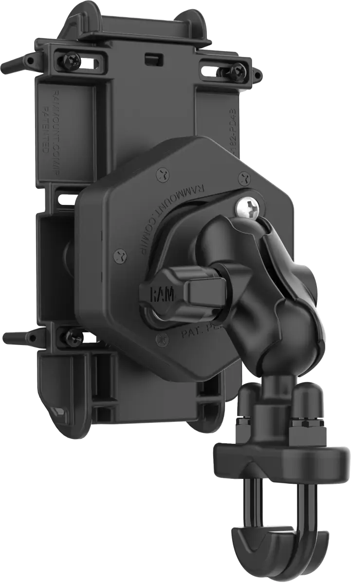 Quick Grip Xl Phone Mount Vibe Safe & U Bolt Base Short - RAM