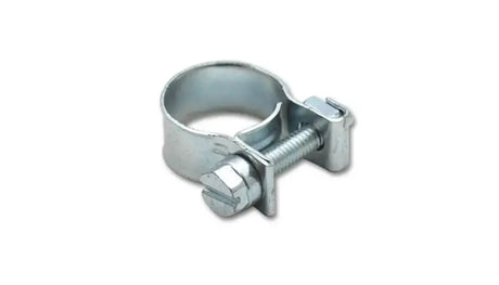 Vibrant Fuel Injector Style Mini Hose Clamp, Zinc Plated Mild Steel, 7-9mm, Pack of 10.