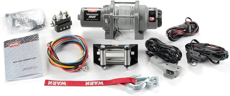 Warn 108213 Vantage 3000 Steel Cable Winch