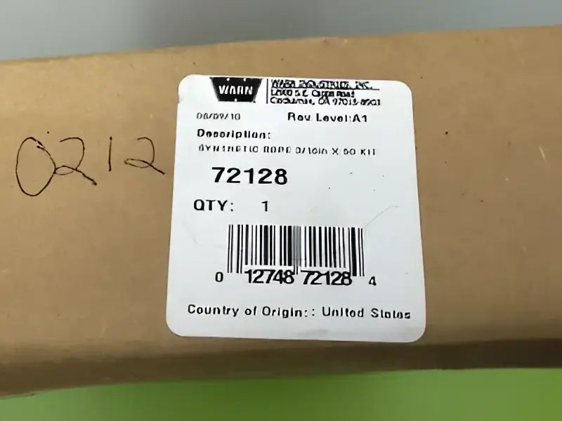 WARN Industries Winch Synthetic Rope 3/16in x 50ft - 72128 - Winches & Hitches