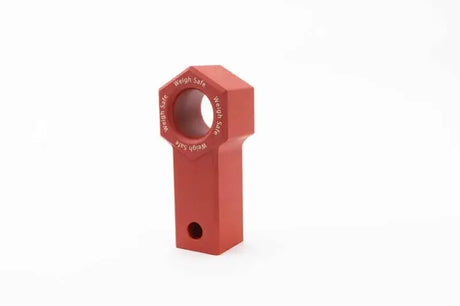 Weigh Safe Towing Recovery - Cerakote Aluminum Soft Shackle Hitch Ring - Red - Bumpers