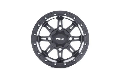 Black metal wheel for WEL UTV Wheels, perfect for WEL UTV and UTV wheels upgrades