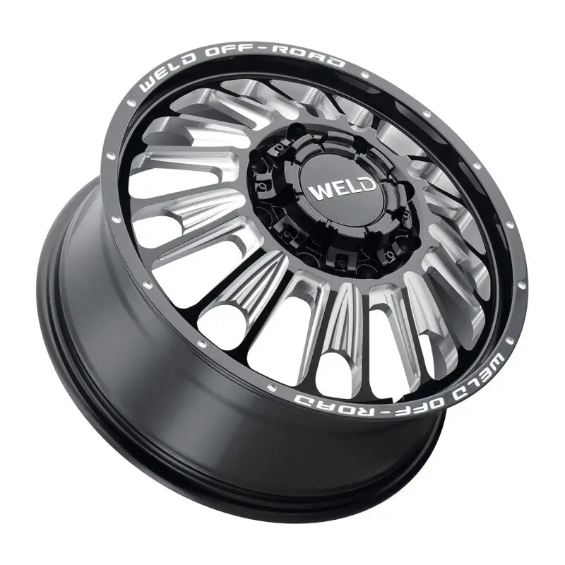 Weld Off-Road W121 20X8.25 Scorch Front 8X200 ET108 BS8.90 Gloss Black MIL 142.2 - W12108292890