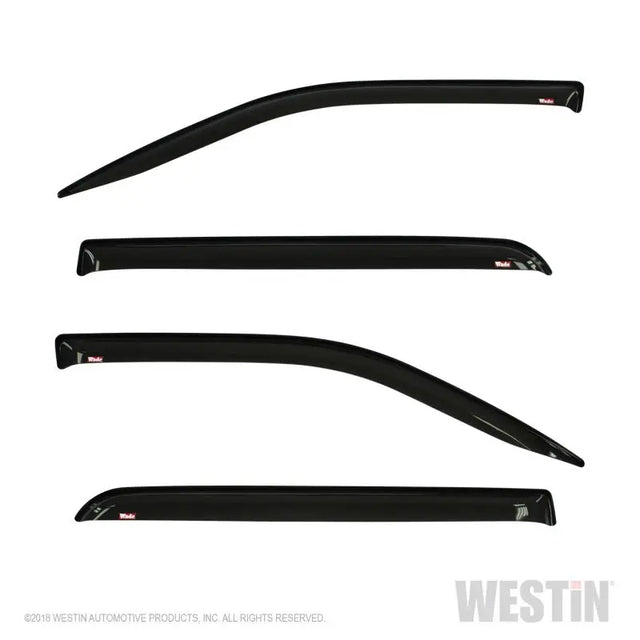 Westin Westin 2019 RAM 1500 Crew Cab (Non Classic) Wade Slim Wind Deflector 4pc - Smoke