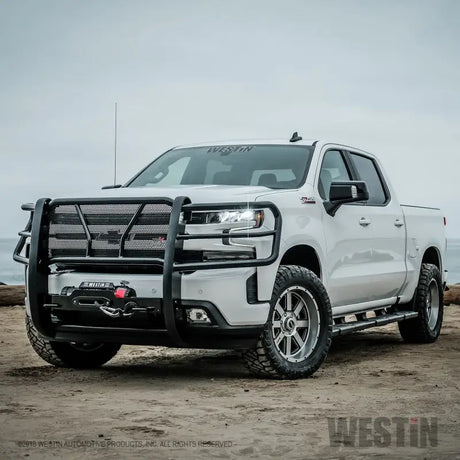 Westin Chevrolet Silverado 1500 19-21 (Excl. 2019 Silverado LD) HDX Winch Mount Grille Guard - Westin