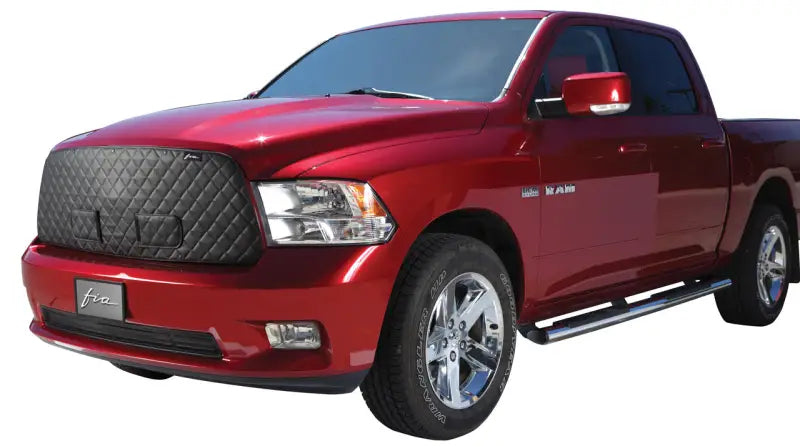 Red Ram pickup truck 1994-2002 with FIA WF923-1 floor liner, custom fit, superior protection.