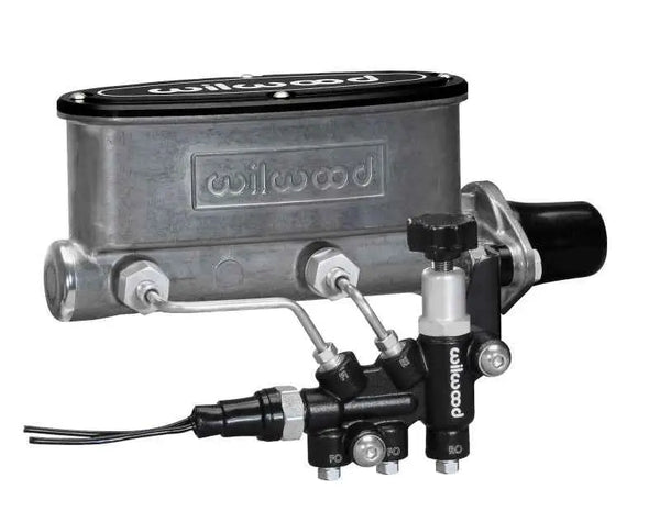 Wilwood Aluminum Tandem MC Kit w/ Bracket & Proportioning Valve | 1-1/8 Bore (261-13270-P) main image 1