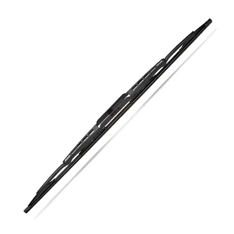 Windshield wiper blade, 20 inch, single blade, without spoiler, black, all season, silicone rubber for cleaner windshields, streak-free performance, and long life.