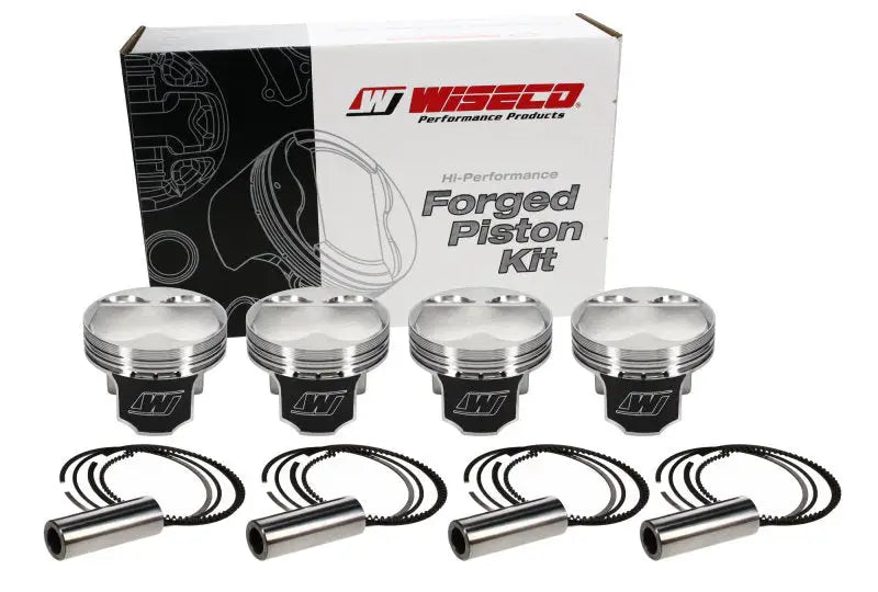Wiseco Honda 4v DOME +6.5cc STRUTTED 87MM Piston Shelf Stock Kit - K572M87