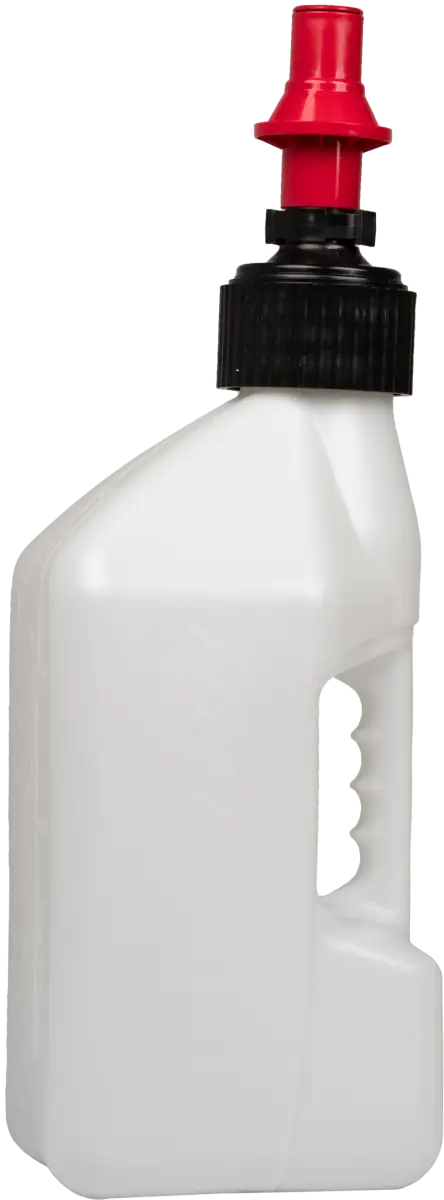 TUFF JUG WURR10 Utility Container White W/Red Cap 2.7gal