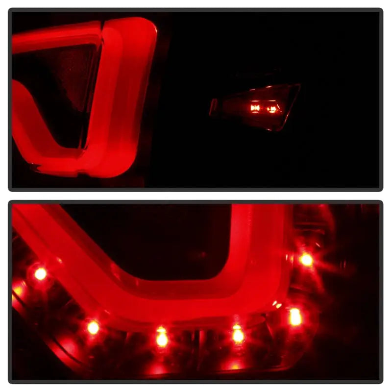 xTune 14-18 Chevy Impala (Excl 14-16 Limited) LED Tail Lights - Black Smoke (ALT-JH-CIM14-LBLED-BSM) - Truck &