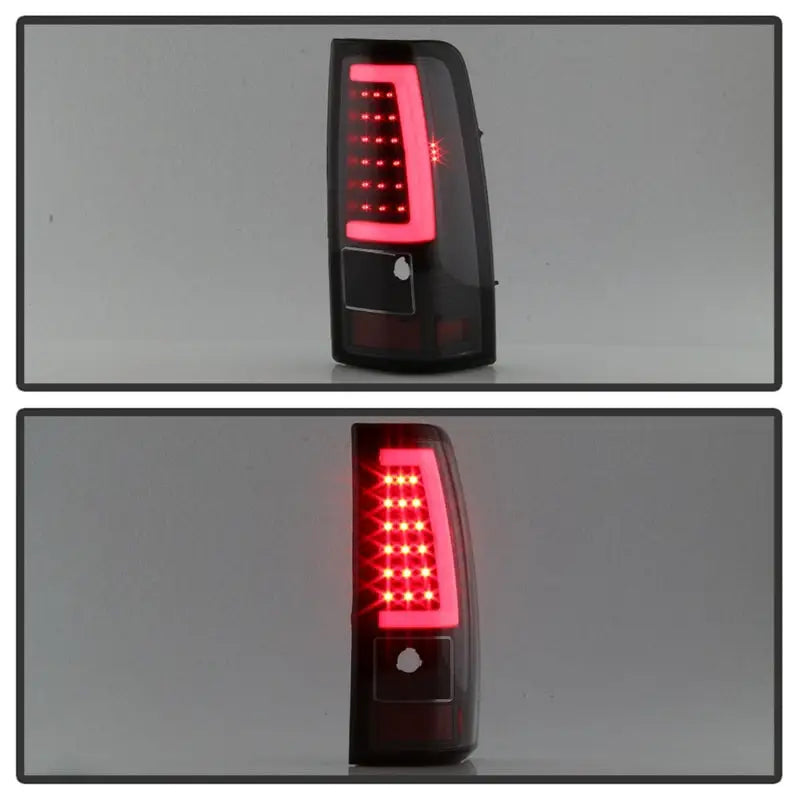 xTune Chevy Silverado 1500/2500/3500 99-02 / Version 3 Tail Lights Black ALT-ON-CS99V3-LBLED-BK - Truck & Automotive