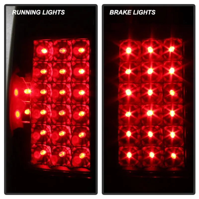 Xtune Ford F250/350/450/550 Super Duty 99-07 LED Tail Lights Black Smoke ALT-JH-FF15097-LED-BKSM - Truck & Automotive