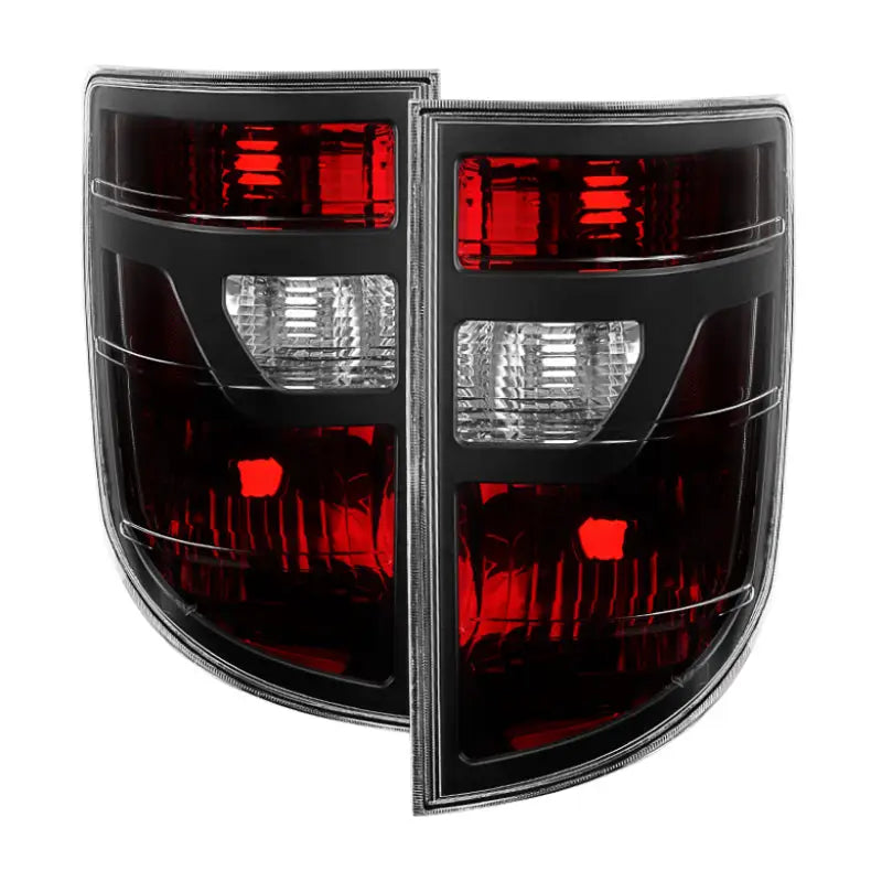 Xtune Honda Ridgeline Pickup 06-08 OEM Style Tail Lights Red Smoked ALT-JH-HRID06-OE-RSM - Truck & Automotive