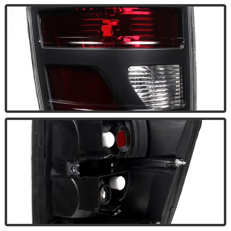 Xtune Honda Ridgeline Pickup 06-08 OEM Style Tail Lights Red Smoked ALT-JH-HRID06-OE-RSM - Truck & Automotive
