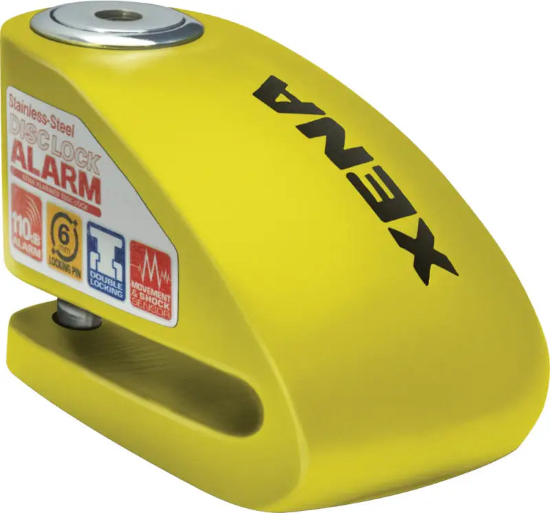 Xx6 Alarm Disc Lock 3.3’’ X 2.3’’ (Yellow)