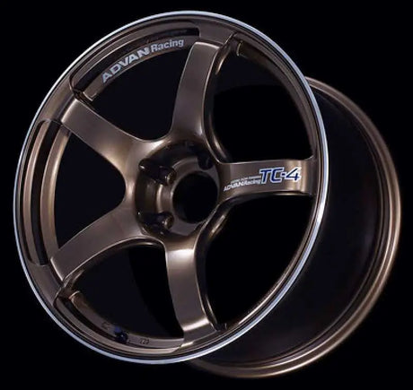 Advan YAD8J45EUAR Advan TC4 18x9.5 +45mm 5-114.3 Umber Bronze and Ring Wheel
