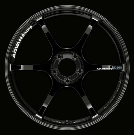 Advan YAR8J45EB Advan RGIII 18x9.5 +45 5-114.3 Racing Gloss Black Wheel