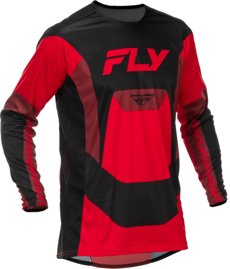 Youth Lite Jersey Black/Red Yxl - FLY RACING