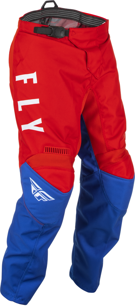 Fly Racing Fly Racing 375-93418 Youth F-16 Pants Red/White/Blue Sz 18