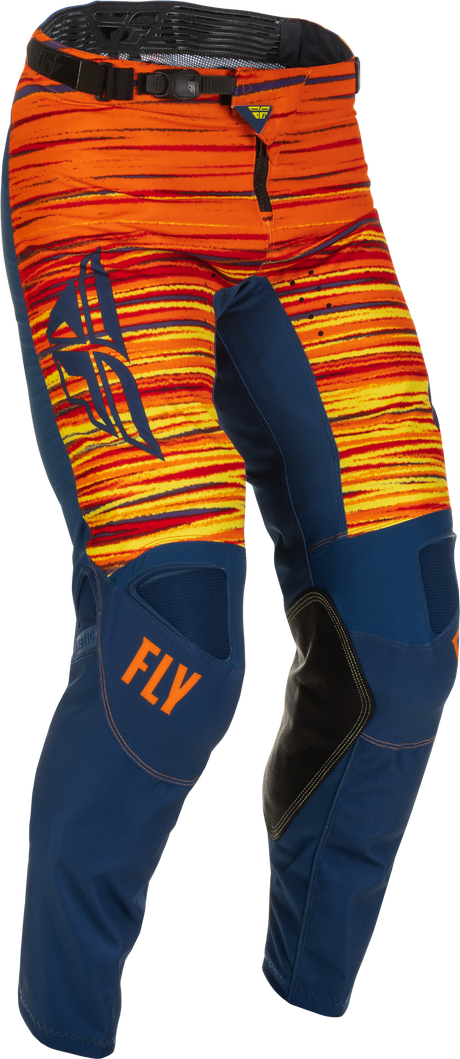 Fly Racing Fly Racing 375-53140 Kinetic Wave Pants Navy/Orange Sz 40
