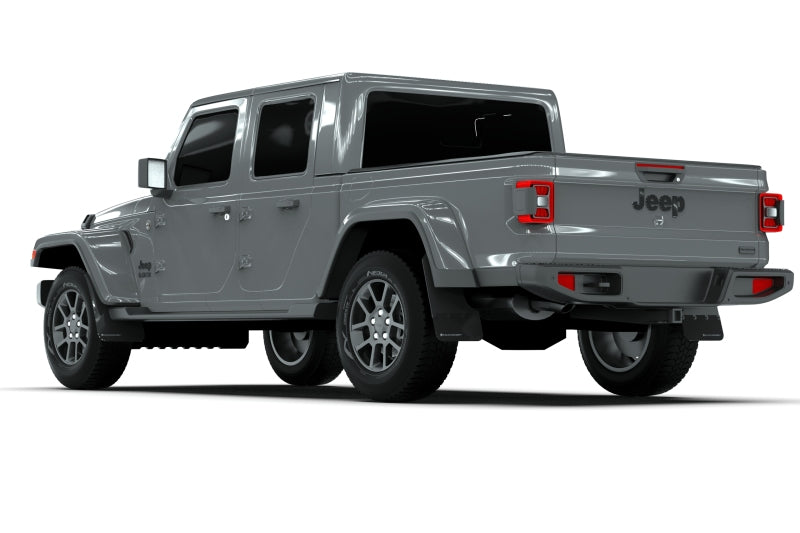 Jeep JT Gladiator Mojave/Rubicon with Rally Armor Black Mud Flap featuring Grey Logo, off-road, RV, Automotive, Powersports, marine, exterior, truck accessories, interior, truck bed, RV parts, Truck & Automotive, AVADA - Best Sellers