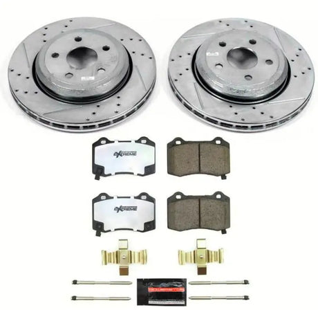 Top-quality complete automotive brake kit with drilled slotted rotors for RV and truck parts