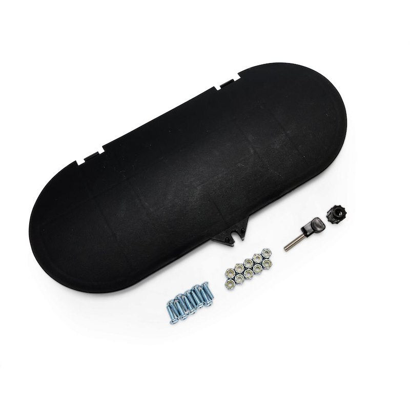 Black h1 cover with screws and accessories, perfect for enhancing your setup. Explore more at our store!