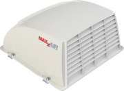 00-933051 Maxxair Vent Maxxair I+ Vent Cover Translucent for RV roof vents, 14x14 inches, vented on one side, durable polyethylene, translucent white.