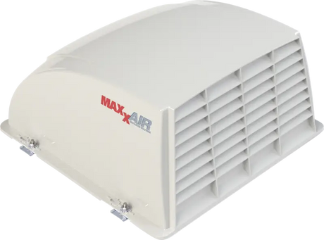 00-933051 Maxxair Vent Maxxair I+ Vent Cover Translucent for RV roof vents, 14x14 inches, vented on one side, durable polyethylene, translucent white.