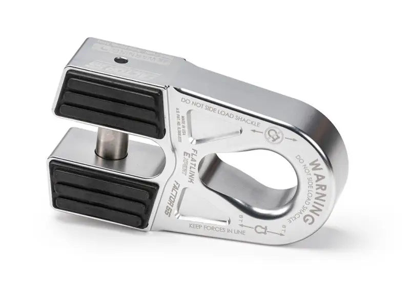 Factor 55 Flatlink 'E' Expert Winch Shackle M, high-strength, secure winching attachment.