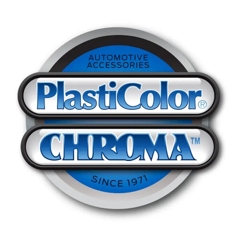 Automotive accessories logo on Plasticolor Jeep Diamond Plate Utility Mat for added style