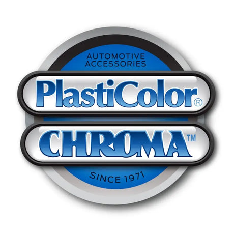 Automotive accessories logo on Plasticolor Jeep Diamond Plate Utility Mat for added style