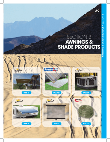 80155700 Carefree RV Awning Fabric 14 Foot 2 Inch Length x 8 Foot - RV and Auto Parts