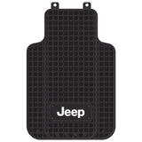 Black rubber Jeep floor mats from 001521R01 Plasticolor for durable plasticolor floor mats