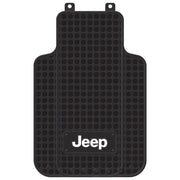 Black rubber Jeep floor mats from 001521R01 Plasticolor for durable plasticolor floor mats
