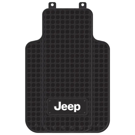 Black rubber Jeep floor mats from 001521R01 Plasticolor for durable plasticolor floor mats