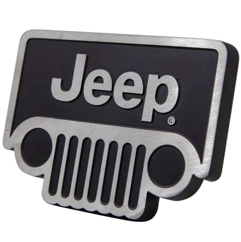 002291R01 Plasticolor Jeep Grill Hitch Cover - Trailer