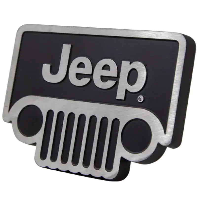 002291R01 Plasticolor Jeep Grill Hitch Cover - Trailer