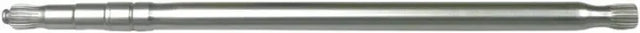 Solid metal driveshaft Sea Doo with stepped grooved end and flange for Sea Doo boats