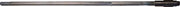 Metal drill bit with dark textured end for drive shaft Yamaha repair or upgrade