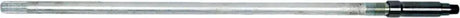 Metal and black plastic drive shaft Yamaha part with smooth shaft and textured end