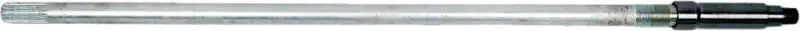 Metal and black plastic drive shaft Yamaha part with smooth shaft and textured end