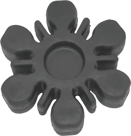 Black rubber snowflake-shaped coupler damper kaw for smooth vibration control