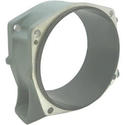 Gray metal cylindrical jet pump housing for Yam jet pump in sturdy pump housing yam