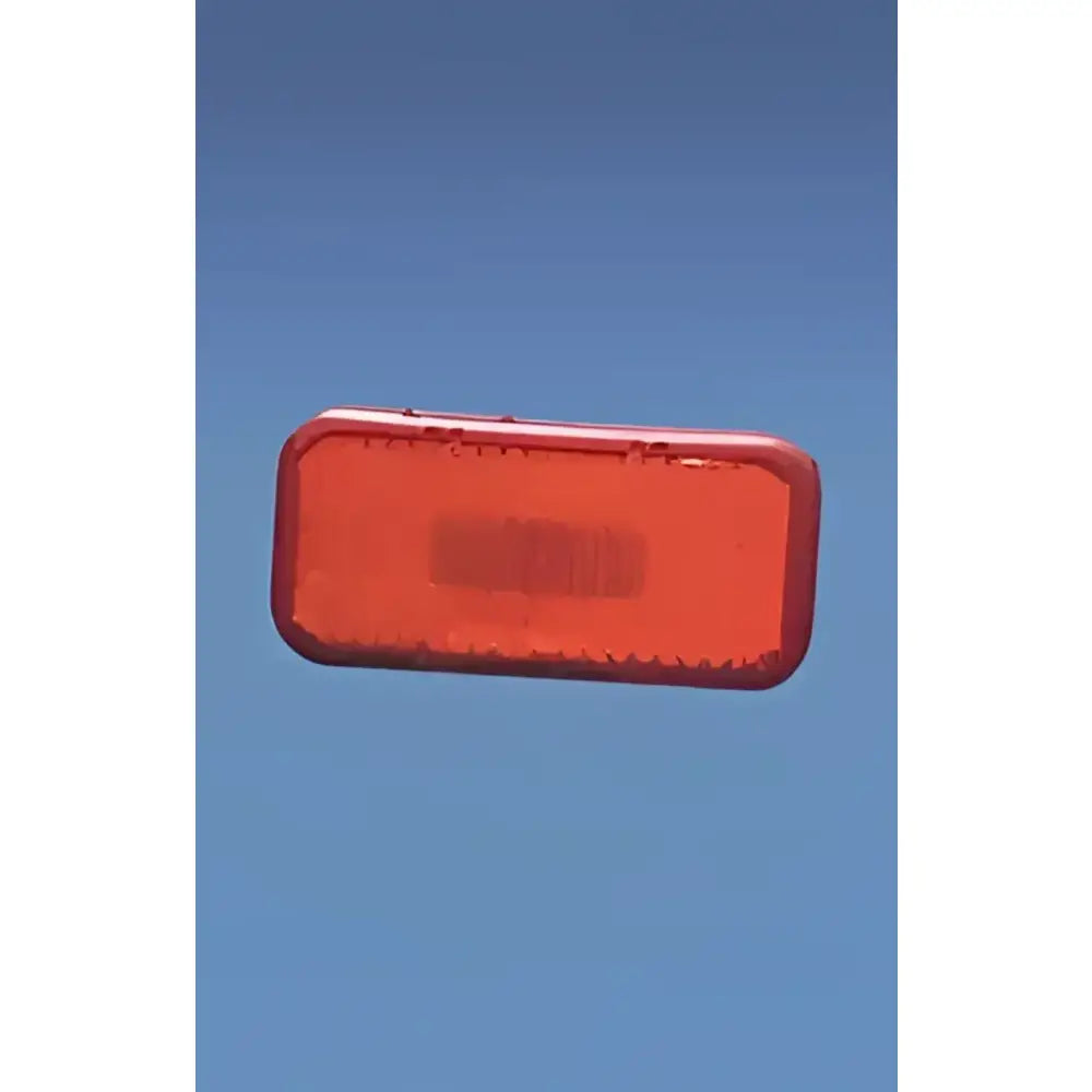 Red rectangular clearance light designed for RV, automotive, powersports, off-road, marine, exterior, truck accessories, interior, truck bed, RV parts applications, RV Lighting, Audio & Electronics, Lighting - Towing Clearance Lights, AVADA - Best Sellers