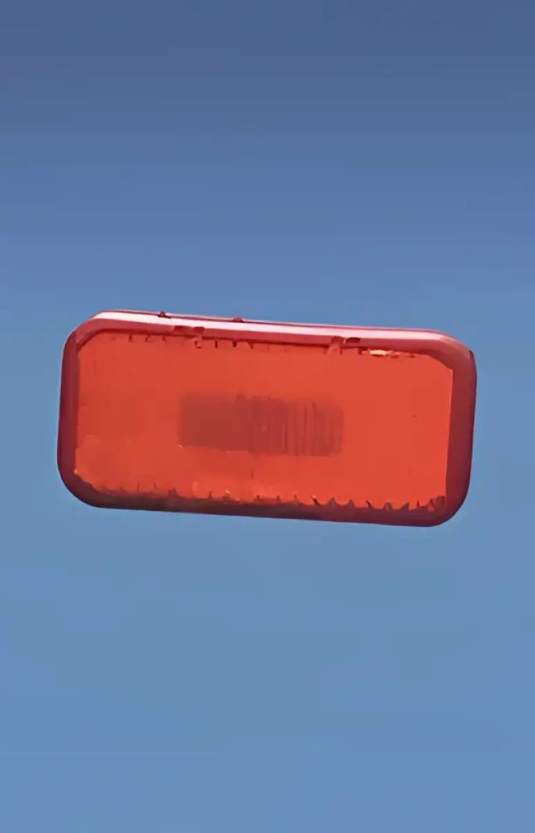 Red rectangular clearance light designed for RV, automotive, powersports, off-road, marine, exterior, truck accessories, interior, truck bed, RV parts applications, RV Lighting, Audio & Electronics, Lighting - Towing Clearance Lights, AVADA - Best Sellers