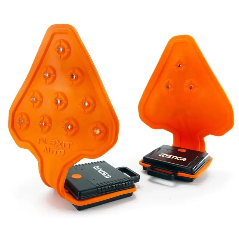 Orange triangular hazard lights on 00344 Stkr Concept Flexit Auto Roadside safety light