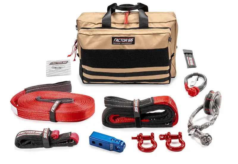 Off-road recovery gear set for Swth Veh Rec Kit on Factor 55 Swth Veh L