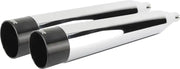 005-4380499D Tbr Comp S Slip-On Touring Tc Chrome W/Blk Aluminum End Cap - RV and Auto Parts